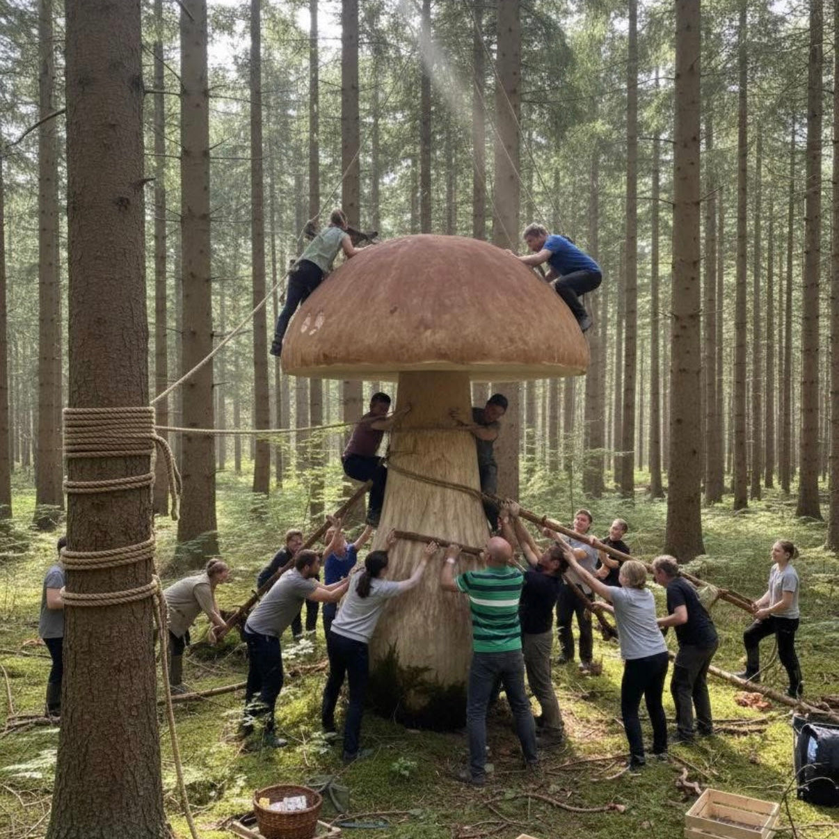 How does the forest smell?  🌲