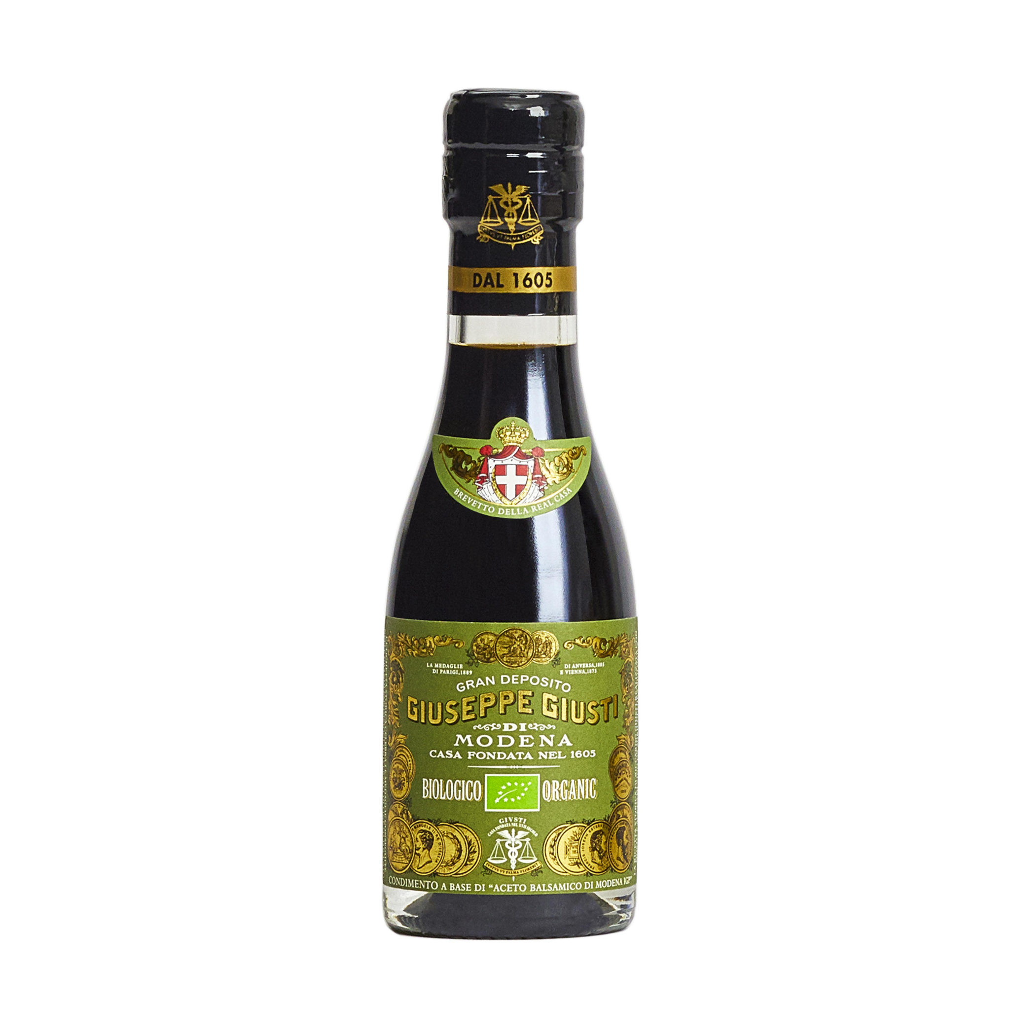 Giusti Balsamico – high-quality Italian balsamic vinegar in elegant bottles 100ml. Certified organic collection. 3 Gold medals.