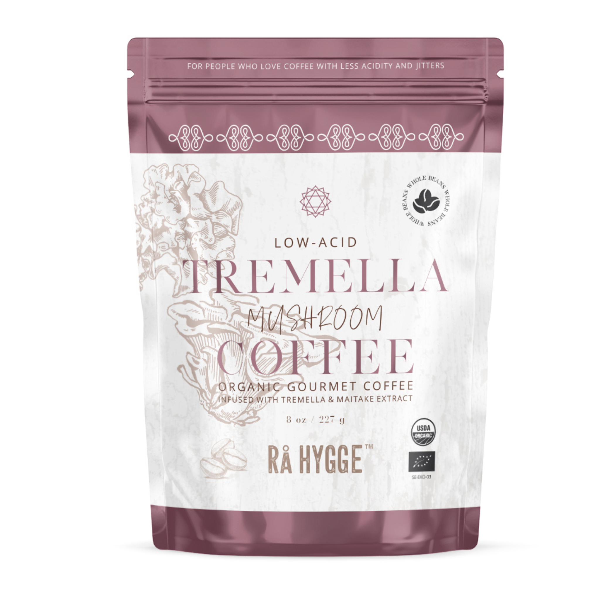 Organic Tremella coffee – natural wellness in every cup.