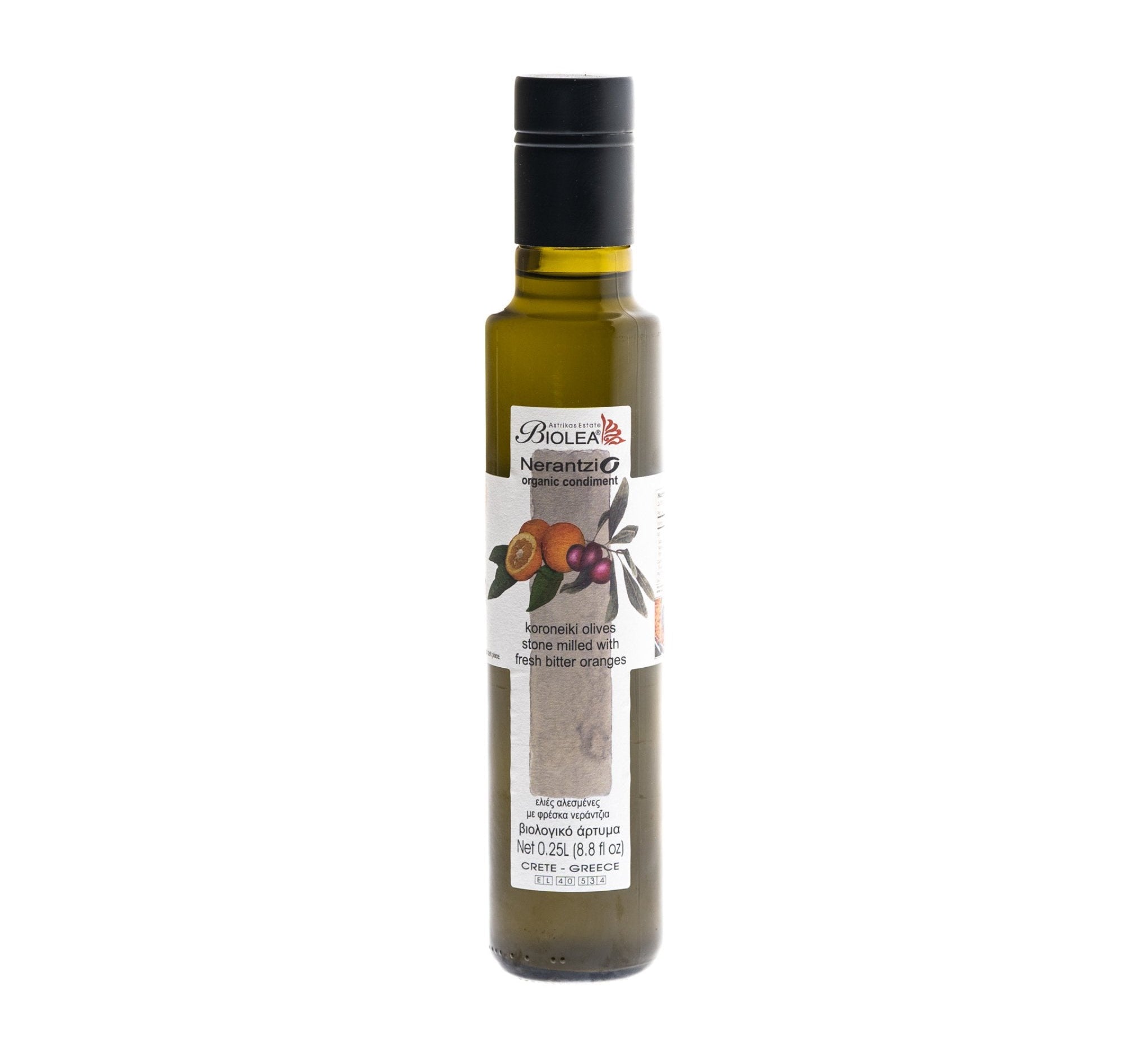 BIOLEA organic olive oil with Nerantzi oranges - The Bio Foods
