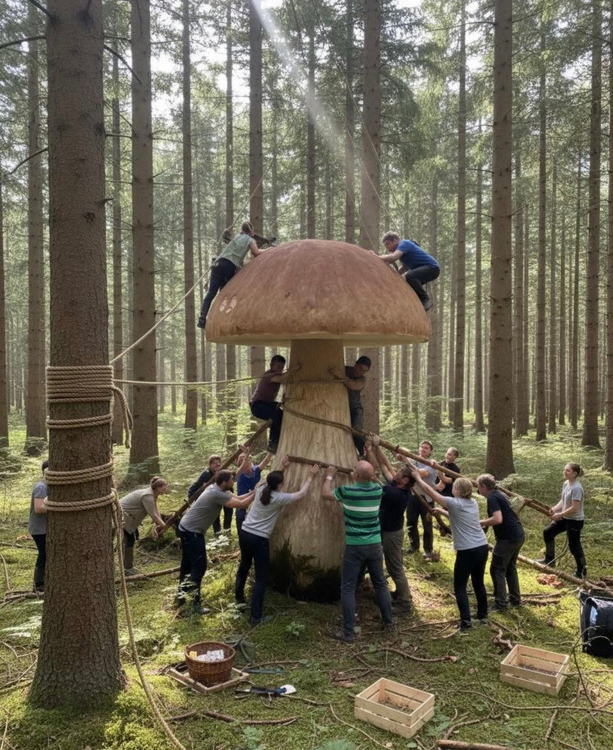 How does the forest smell?  🌲