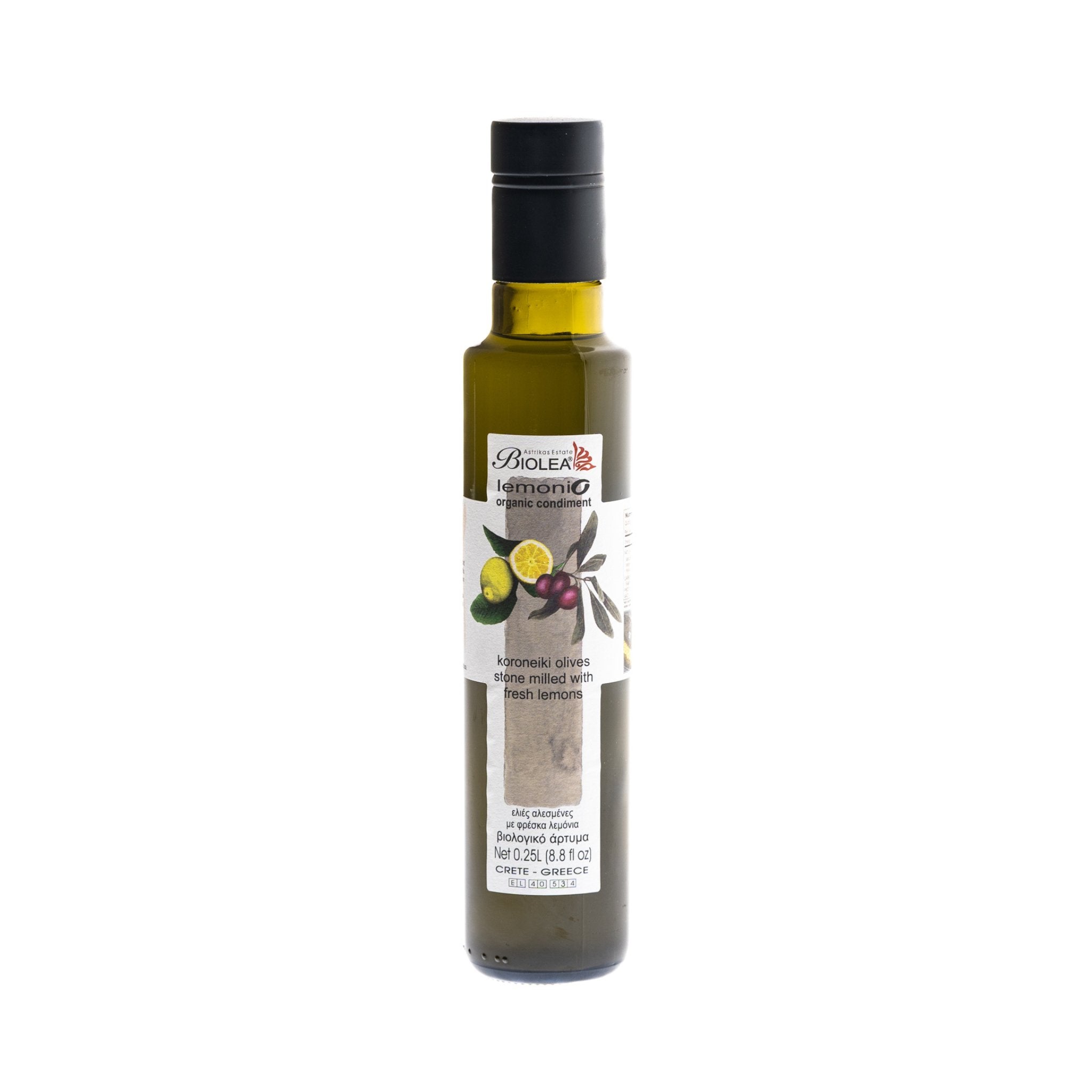 BIOLEA organic olive oil with Lemons
