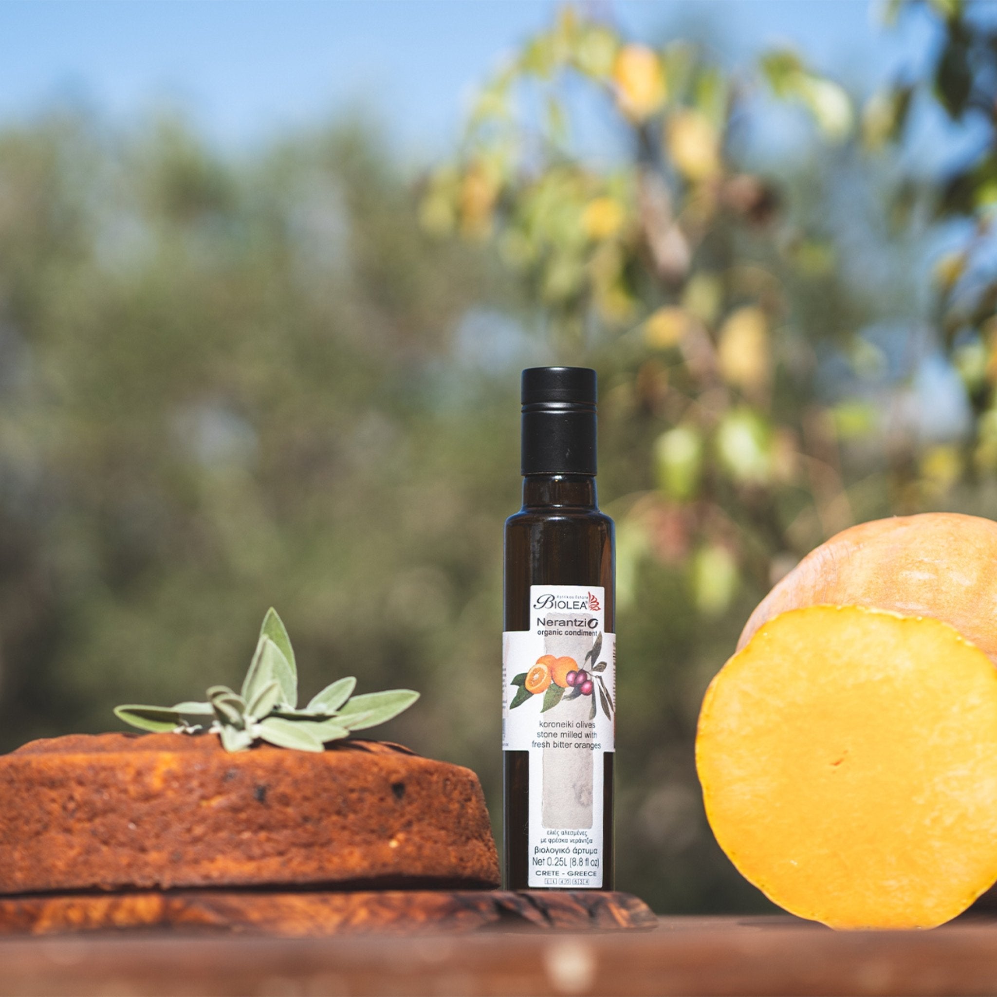 BIOLEA organic olive oil with Nerantzi oranges
