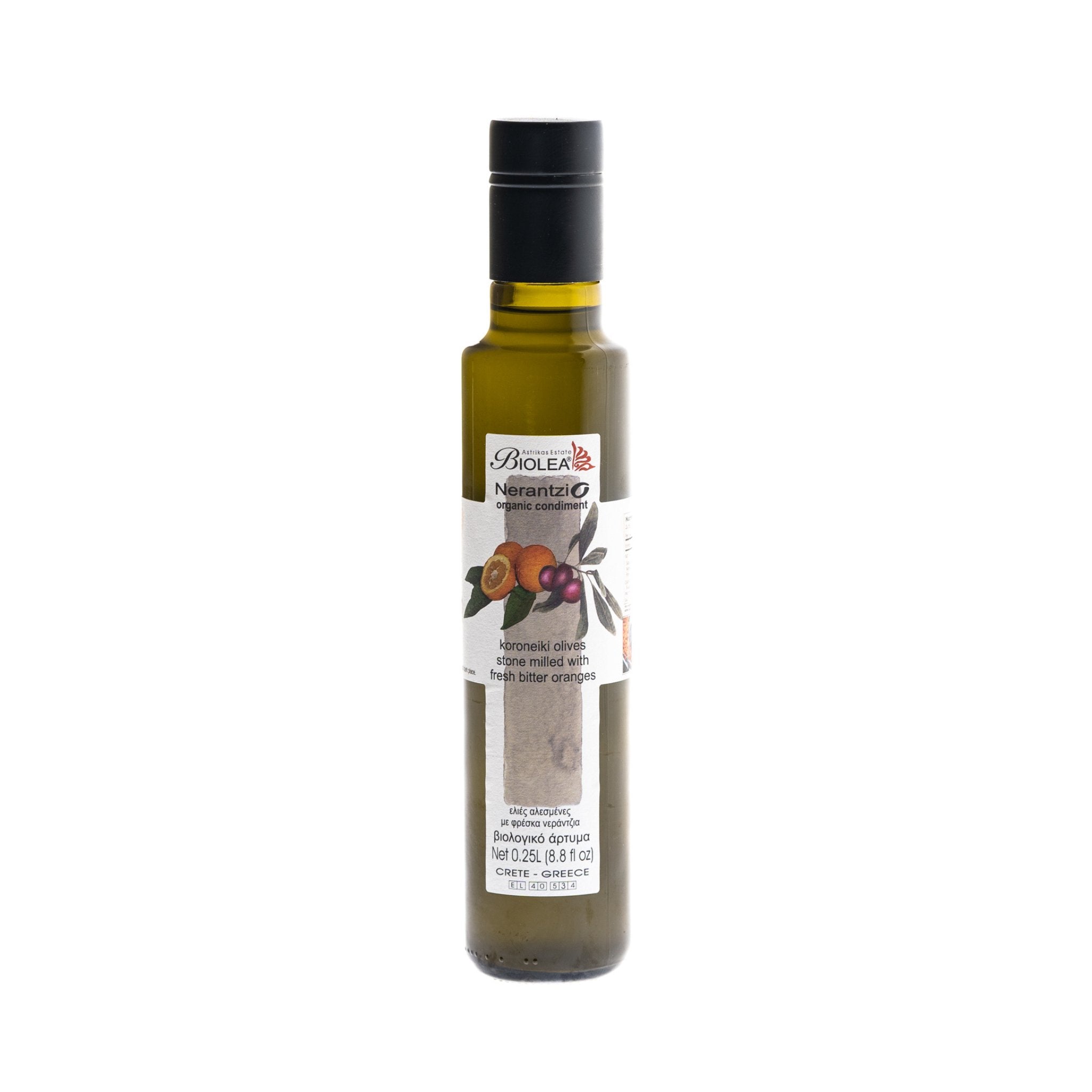 BIOLEA organic olive oil with Nerantzi oranges