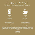 Lion's Mane Coffee Whole Beans | Lions'Mane Mushrooms | Organic Mushroom Coffee | The Bio Foods 