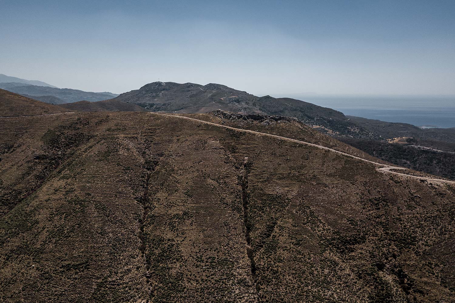 Cretan mountains, nature, sea and bees. 